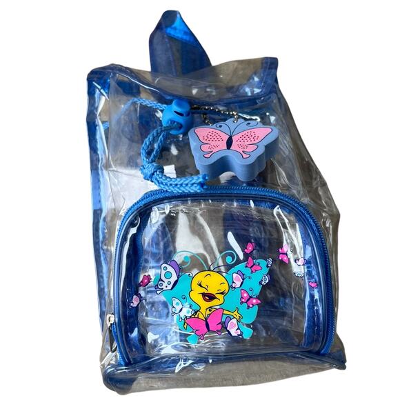Warner Bros. Looney Tunes 2003 Tweety Bird Clear Mini Backpack